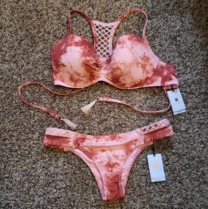 Pink Tie Dye Bikini